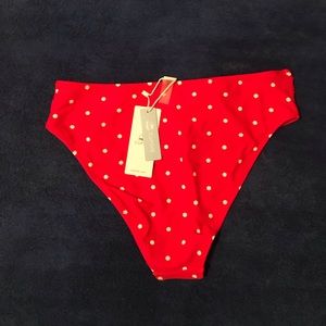 Cupshe Swim - Knotted Scoop Red Polka Dot Bikini Cupshe Swim - Knotted Scoop Red Polka Dot Bikini